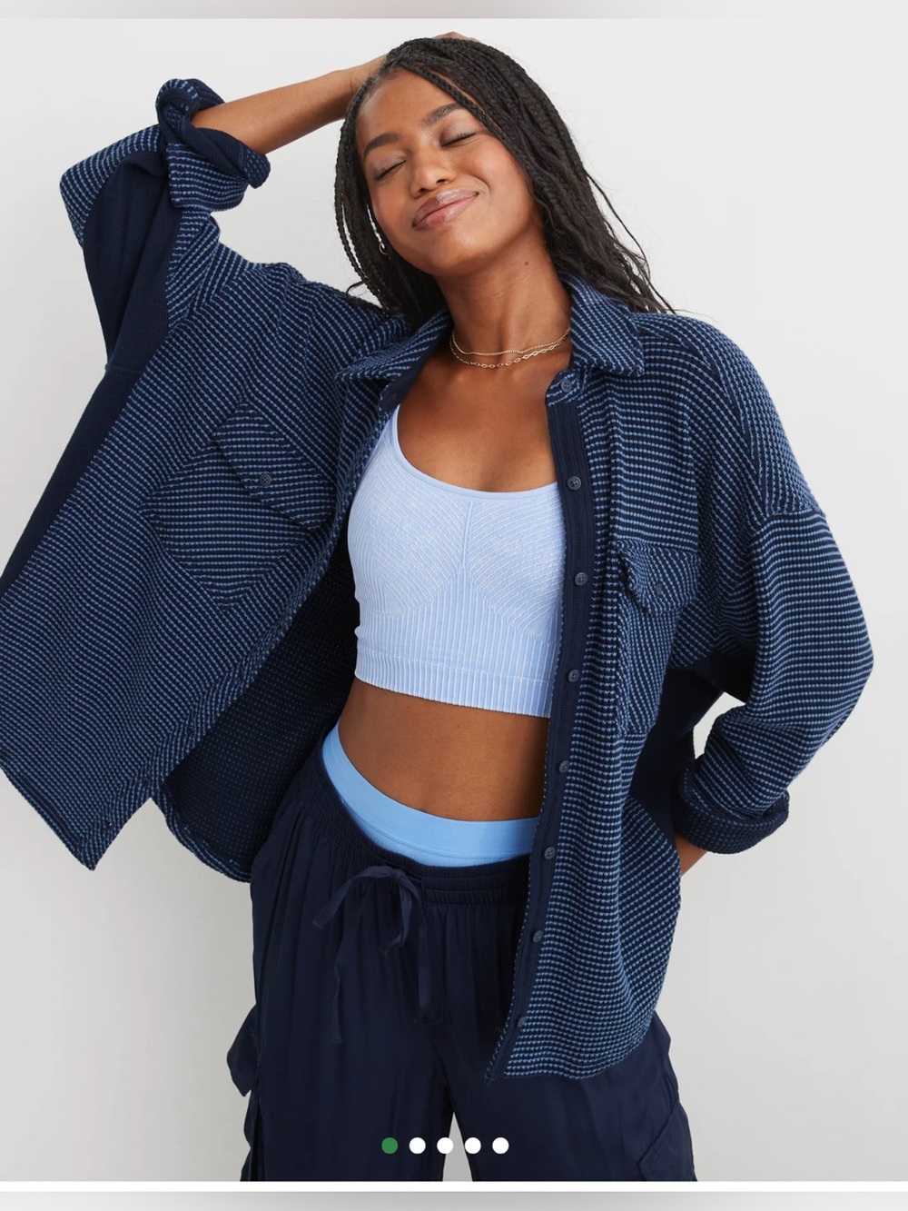 Aerie LumberJane Waffle Shirt